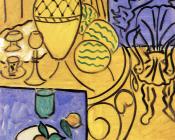 黄色和蓝色的房间 - 亨利·马蒂斯